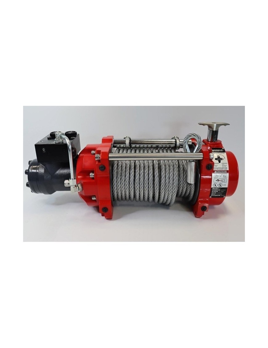 Wyciągarka hydrauliczna K10000HI liną stalową, hakiem, prowadnicą rolkową i napinaczem Kangaroowinch - ujęcie 2 Wyciągarka hydrauliczna K10000HI liną stalową, hakiem, prowadnicą rolkową i napinaczem Kangaroowinch - ujęcie 2