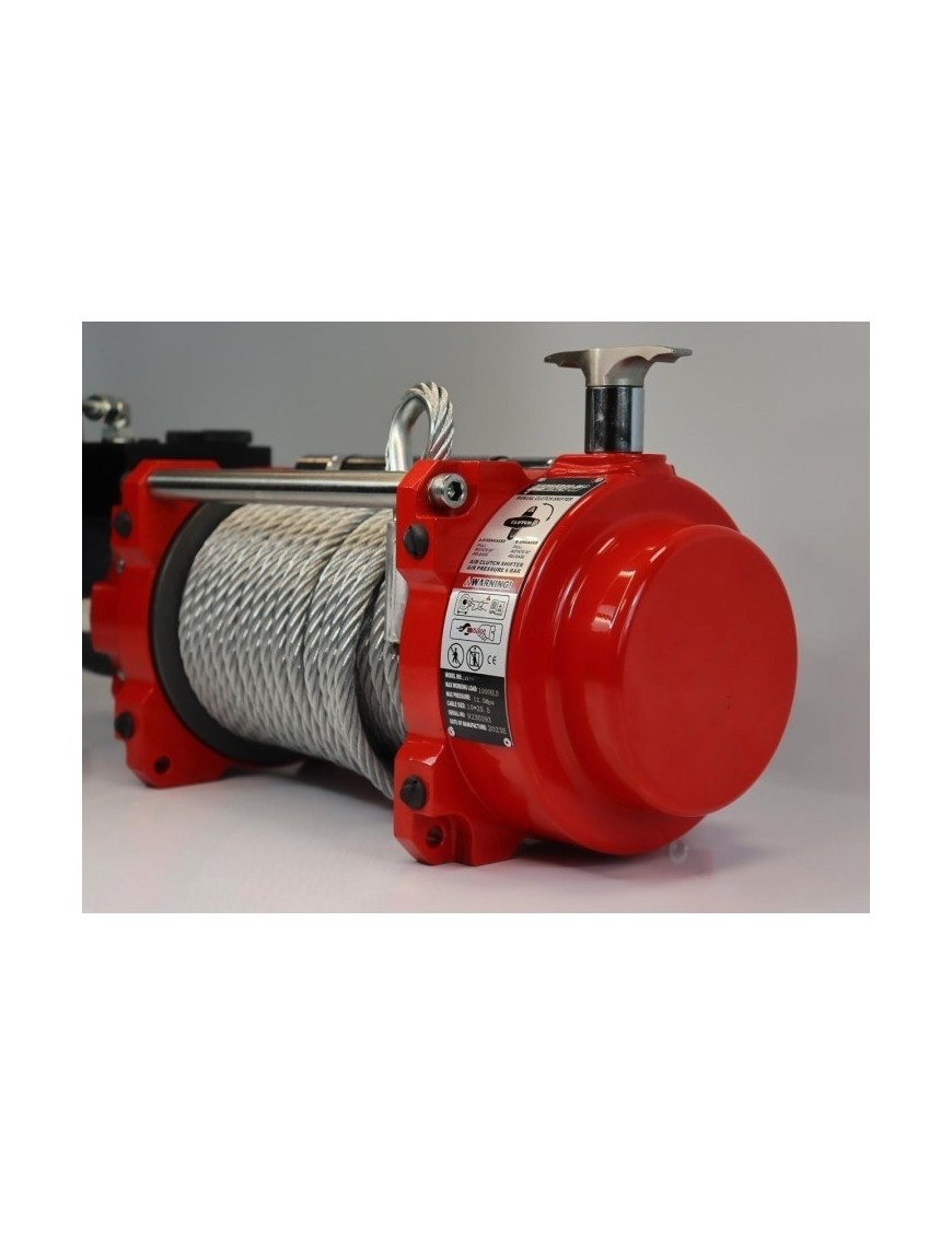 Wyciągarka hydrauliczna K10000HI liną stalową, hakiem, prowadnicą rolkową i napinaczem Kangaroowinch - ujęcie 4 Wyciągarka hydrauliczna K10000HI liną stalową, hakiem, prowadnicą rolkową i napinaczem Kangaroowinch - ujęcie 4
