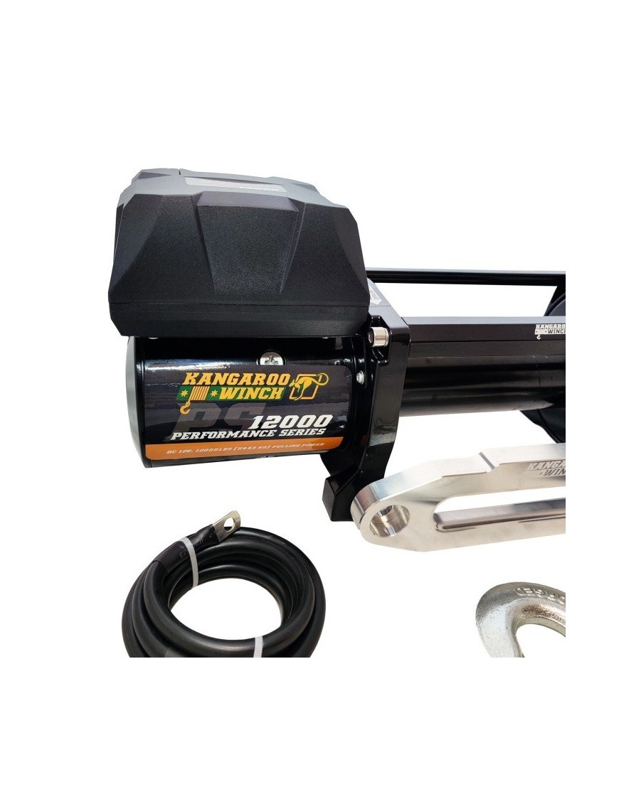 Wyciągarka elektryczna Kangaroowinch K12000 Performance Series 12V bez liny z prowadnicą ślizgową