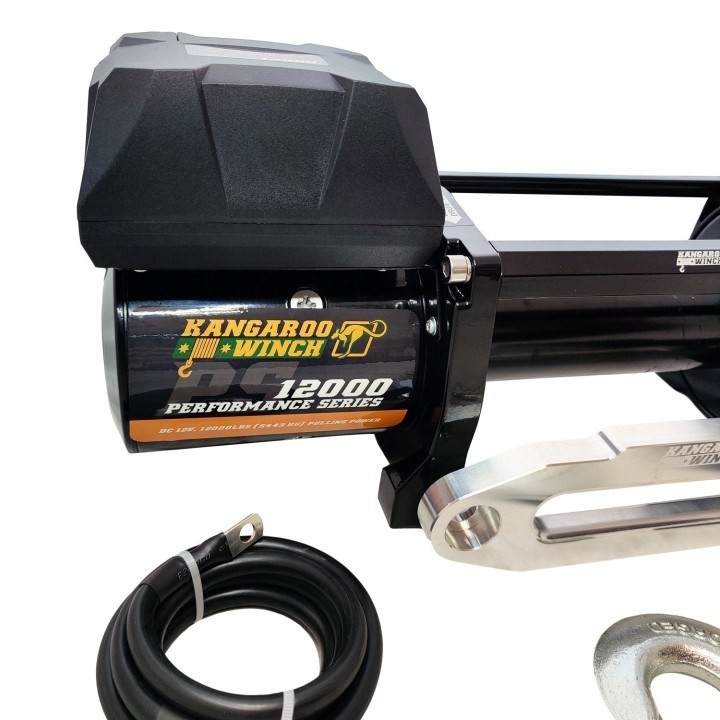 Wyciągarka elektryczna Kangaroowinch K12000 Performance Series 12V bez liny z prowadnicą ślizgową - ujęcie 3