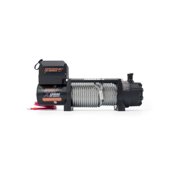 Wyciągarka K12000XP 24V z liną stalową i sterowaniem bezprzewodowym 216:1 Kangaroowinch - ujęcie 2