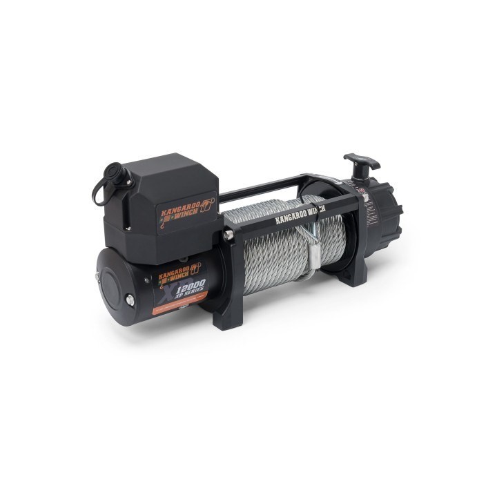 Wyciągarka K12000XP 24V z liną stalową i sterowaniem bezprzewodowym 216:1 Kangaroowinch - ujęcie 3