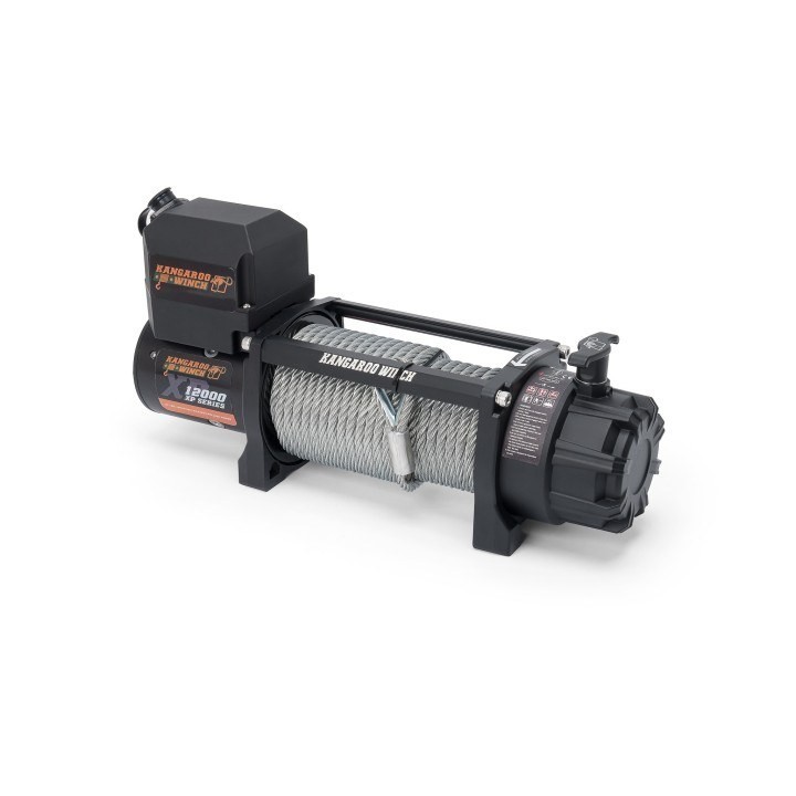 Wyciągarka K12000XP 24V z liną stalową i sterowaniem bezprzewodowym 216:1 Kangaroowinch - ujęcie 4