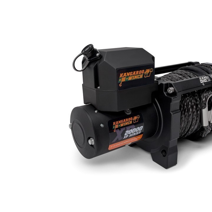 Wyciągarka elektryczna K20000XP 24V z liną syntetyczną i sterowaniem bezprzewodowym IP 68 Kangaroowinch - ujęcie 7