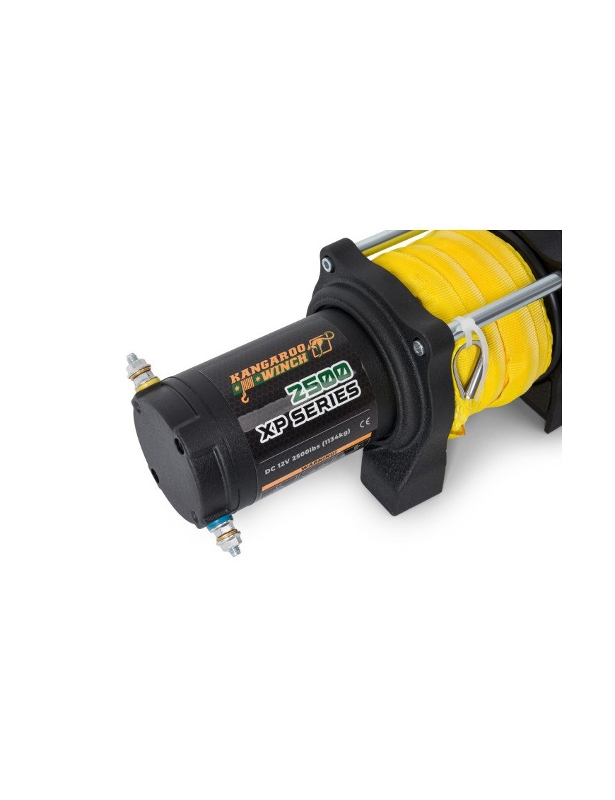 Wyciągarka K2500XP 12V lina syntetyczna przełożenie 140:1 IP68