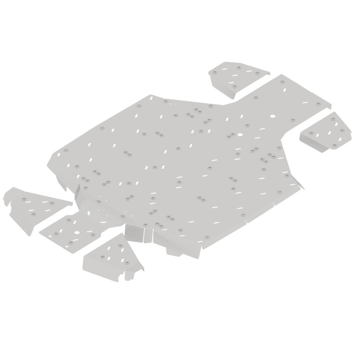 Osłony podwozia Iron Baltic CFMOTO U10 PRO (2025+) - aluminiowe - ujęcie 5