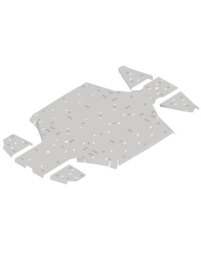 Osłony podwozia Iron Baltic CFMOTO U10 PRO (2025+) - aluminiowe