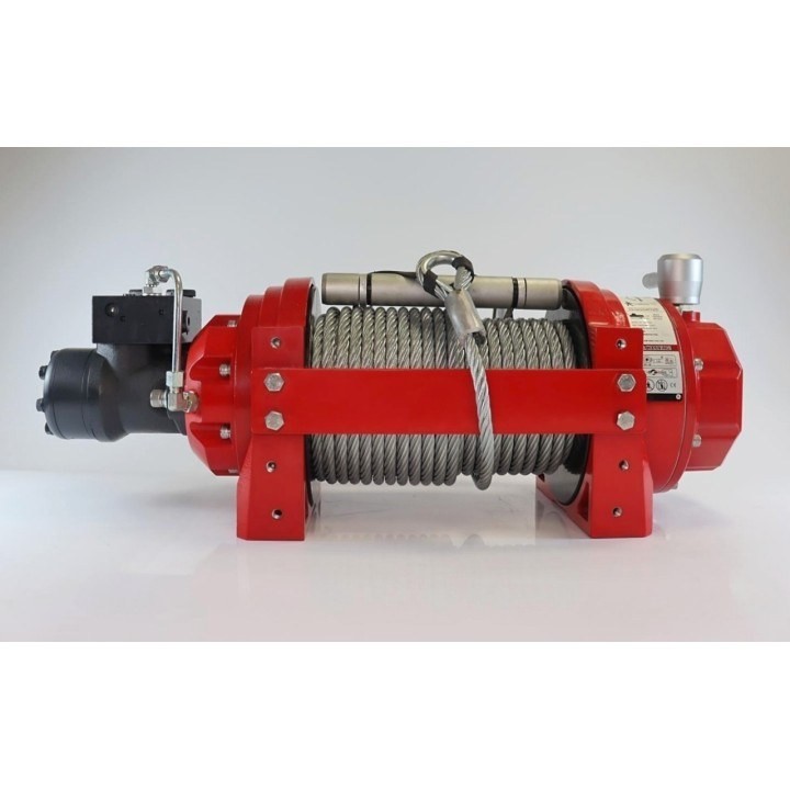 Wyciągarka hydrauliczna KWH15000 PRO EN14492-1 z liną stalową, hakiem i napinaczem Kangaroowinch - ujęcie 3