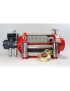 Wyciągarka hydrauliczna K15000HI z liną stalową, hakiem i napinaczem