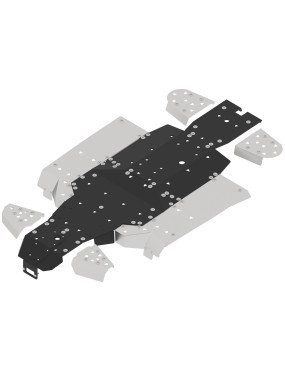 Osłony podwozia Iron Baltic HiSun 550 UTV - HDPE