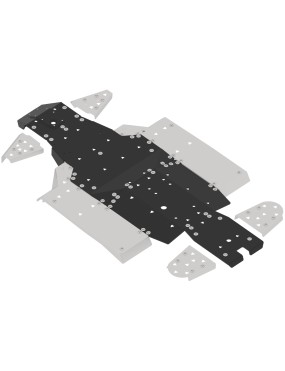 Osłony podwozia Iron Baltic HiSun 550 UTV - HDPE