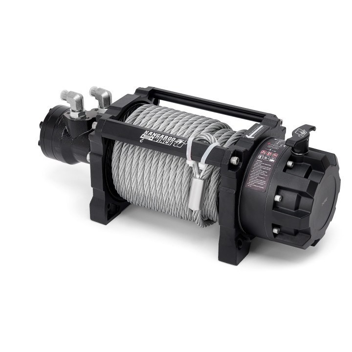 Wyciągarka hydrauliczna Kangaroo Winch K20000H 9080kg elektrozawór 12V Kangaroowinch - ujęcie 8