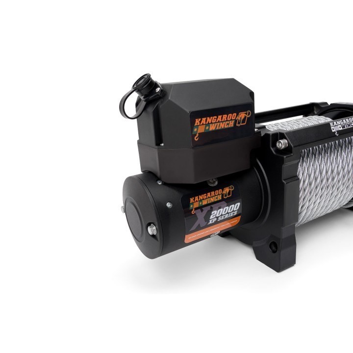 Wyciągarka elektryczna K20000XP 24V z liną stalową i sterowaniem bezprzewodowym IP 68 Kangaroowinch - ujęcie 5