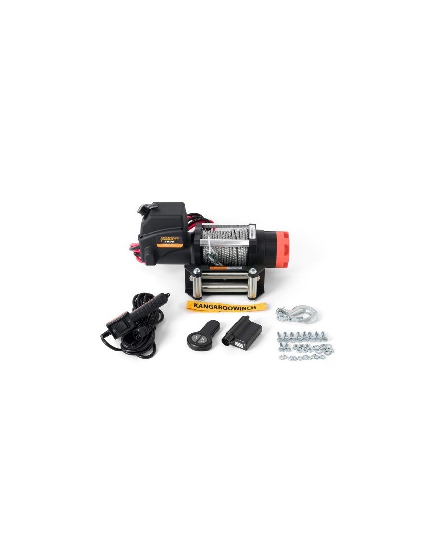 Wyciągarka elektryczna Kangaroowinch K6000E 24V ze sterowaniem bezprzewodowym