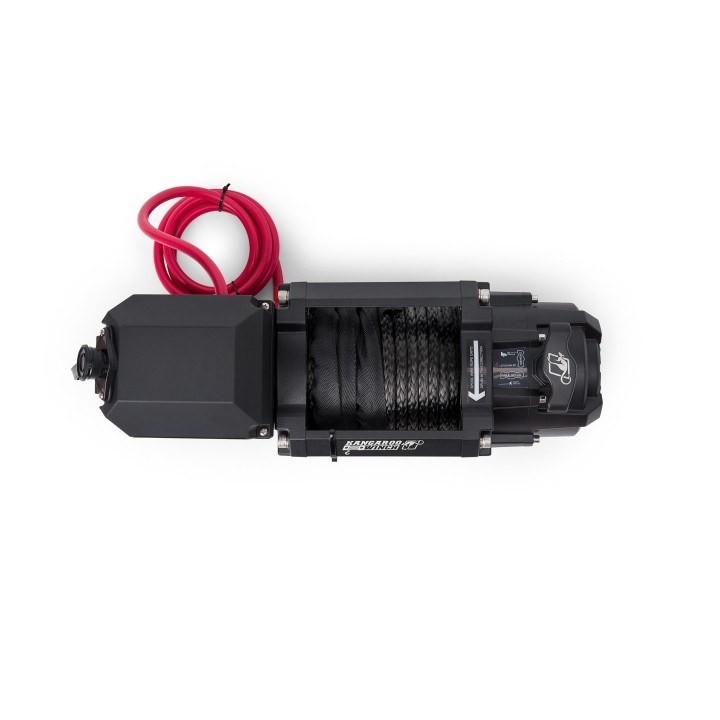 Wyciągarka K7000XP 12V Krótki bęben z liną syntetyczną i sterowaniem bezprzewodowym 104:1 Kangaroowinch - ujęcie 3