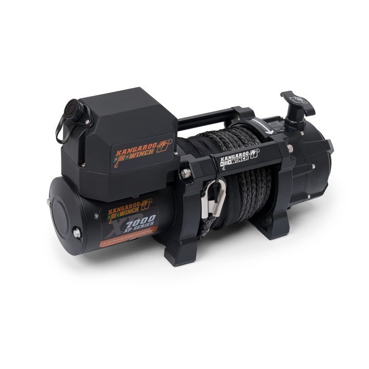 Wyciągarka K7000XP 12V Krótki bęben z liną syntetyczną i sterowaniem bezprzewodowym 104:1 Kangaroowinch - ujęcie 5