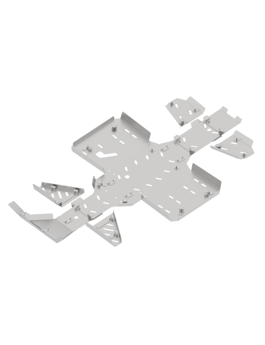 Osłony podwozia Iron Baltic Kawasaki 450 Brute Force 4x4 - aluminiowe