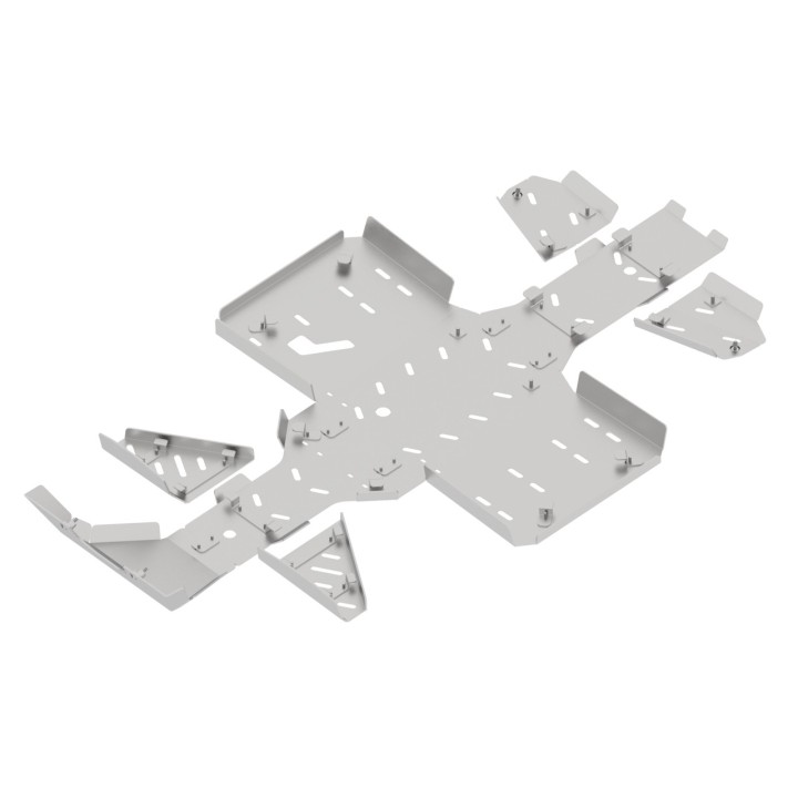 Osłony podwozia Iron Baltic Kawasaki 450 Brute Force 4x4 - aluminiowe - ujęcie 6