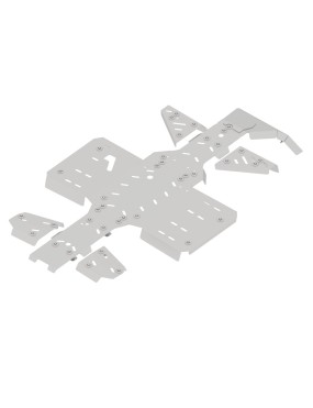 Osłony podwozia Iron Baltic Kawasaki 450 Brute Force 4x4 - aluminiowe