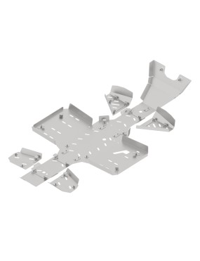 Osłony podwozia Iron Baltic Kawasaki 450 Brute Force 4x4 - aluminiowe
