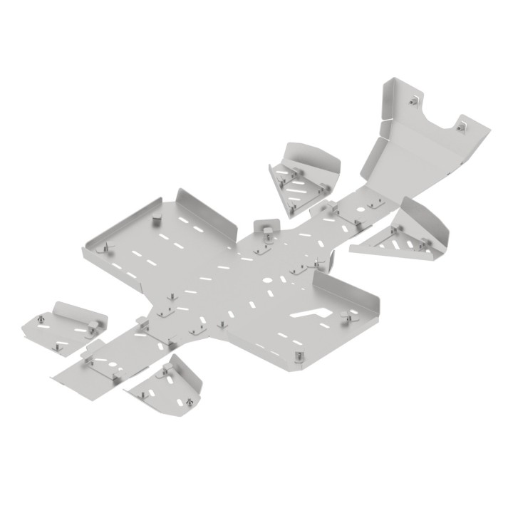 Osłony podwozia Iron Baltic Kawasaki 450 Brute Force 4x4 - aluminiowe - ujęcie 8