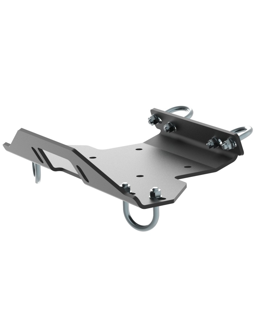 Przednia płyta montażowa wyciągarki Iron Baltic Kawasaki KVF 650 Rigid
