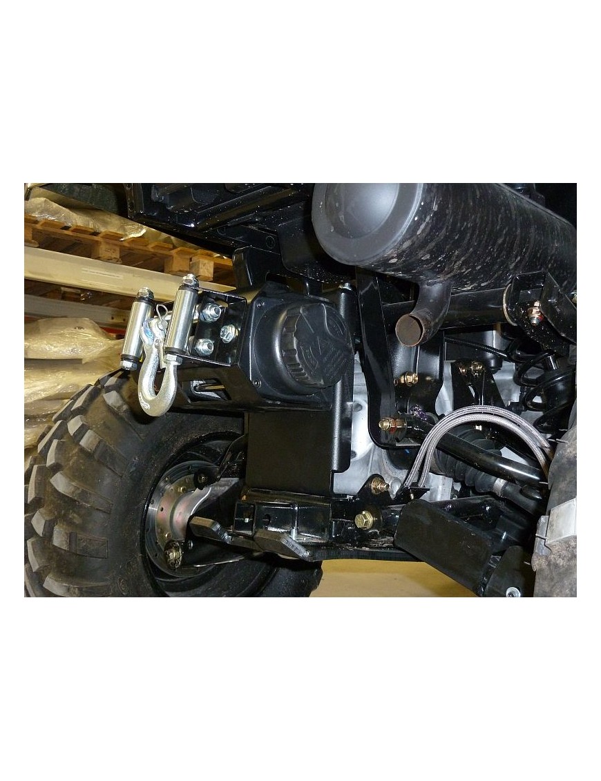 Tylna płyta montażowa wyciągarki Iron Baltic Polaris Sportsman 400 (-2010)