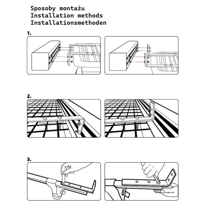 Markiza samochodowa 1,4x2 ,5m z kasetą PVC – poliester Ripstop, idealna do SUV-ów i aut 4x4 Kangaroowinch - ujęcie 3