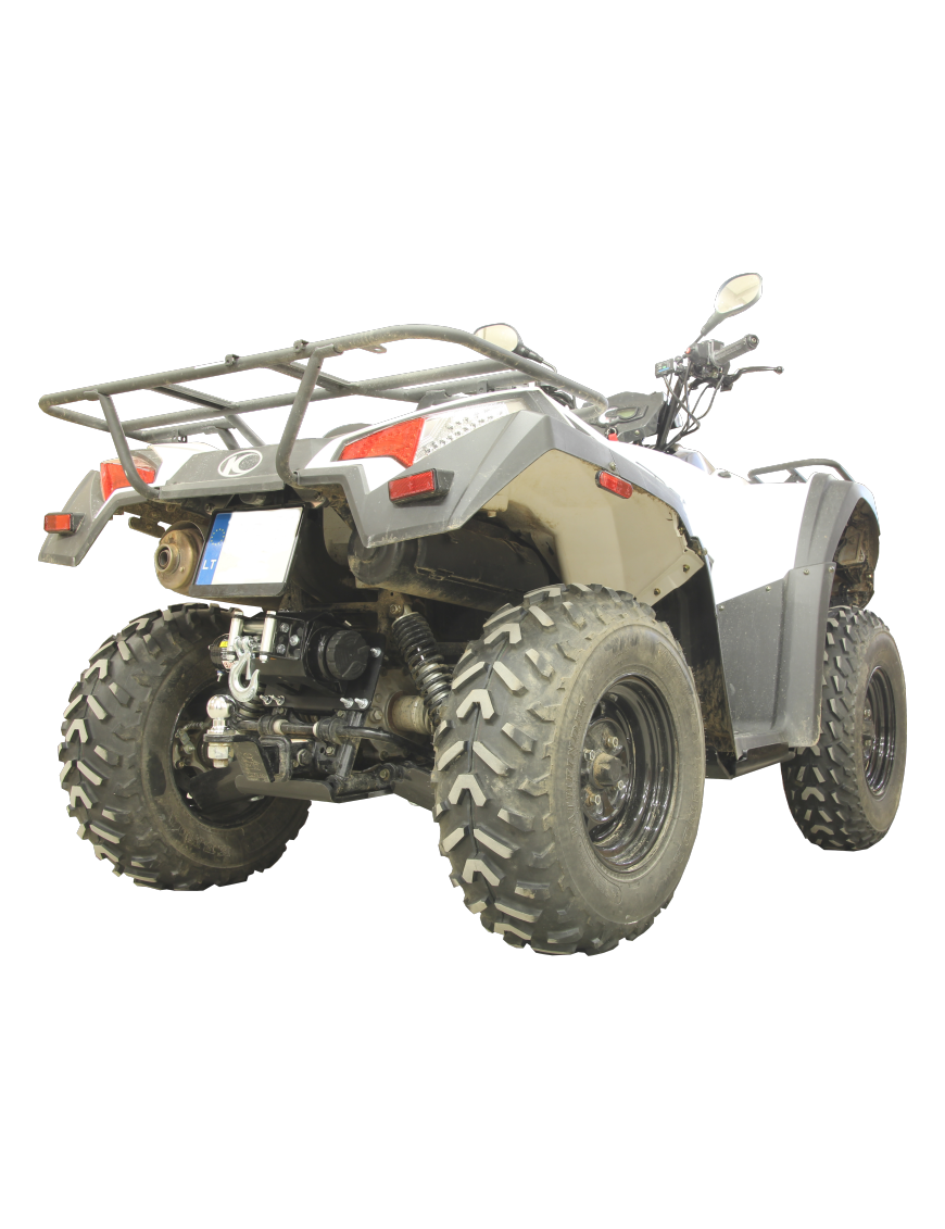 Tylna płyta montażowa wyciągarki Iron Baltic Kymco MXU 700 (-2019)