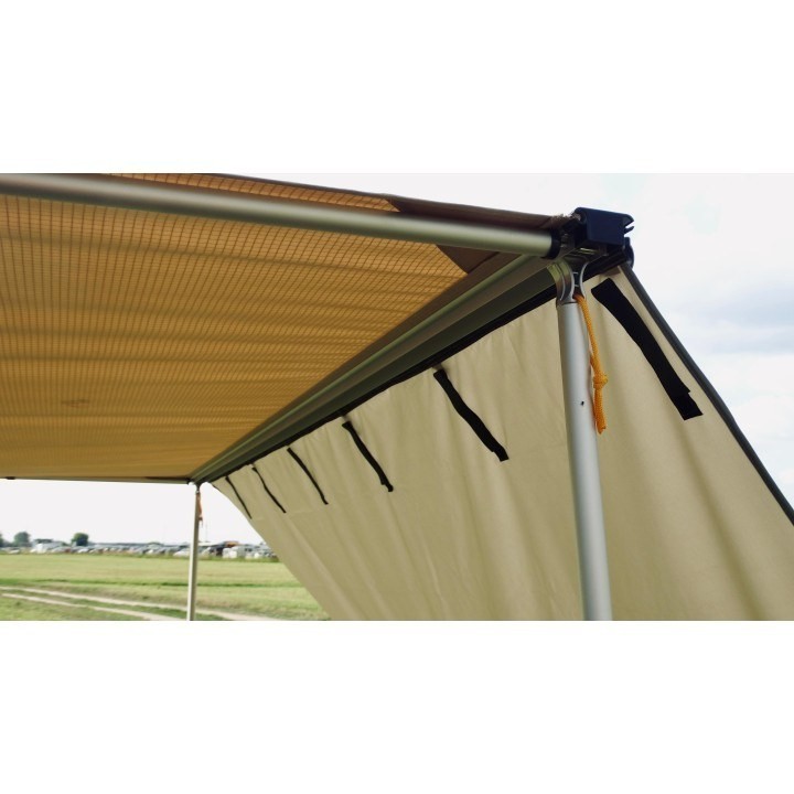 Ściana przednia / boczna 2,5 x 2,5 m do markizy samochodowej zadaszenia Kangaroowinch - ujęcie 3