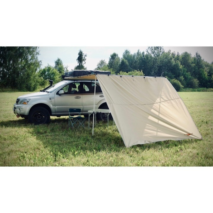 Ściana przednia / boczna 2 x 2,5 m do markizy samochodowej zadaszenia Kangaroowinch - ujęcie 5