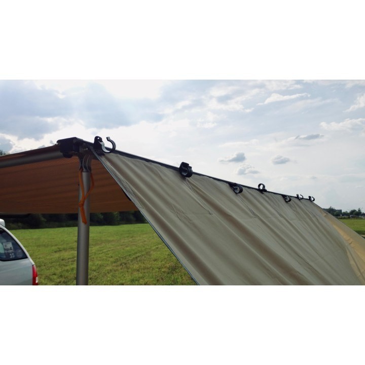 Ściana przednia / boczna 2 x 2,5 m do markizy samochodowej zadaszenia Kangaroowinch - ujęcie 7