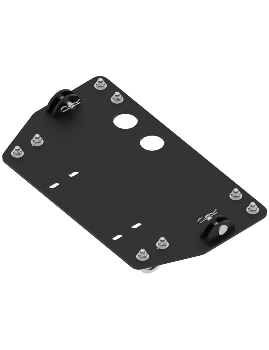 Adapter pługa Mid-mount Iron Baltic Kawasaki KVF 650 Rigid