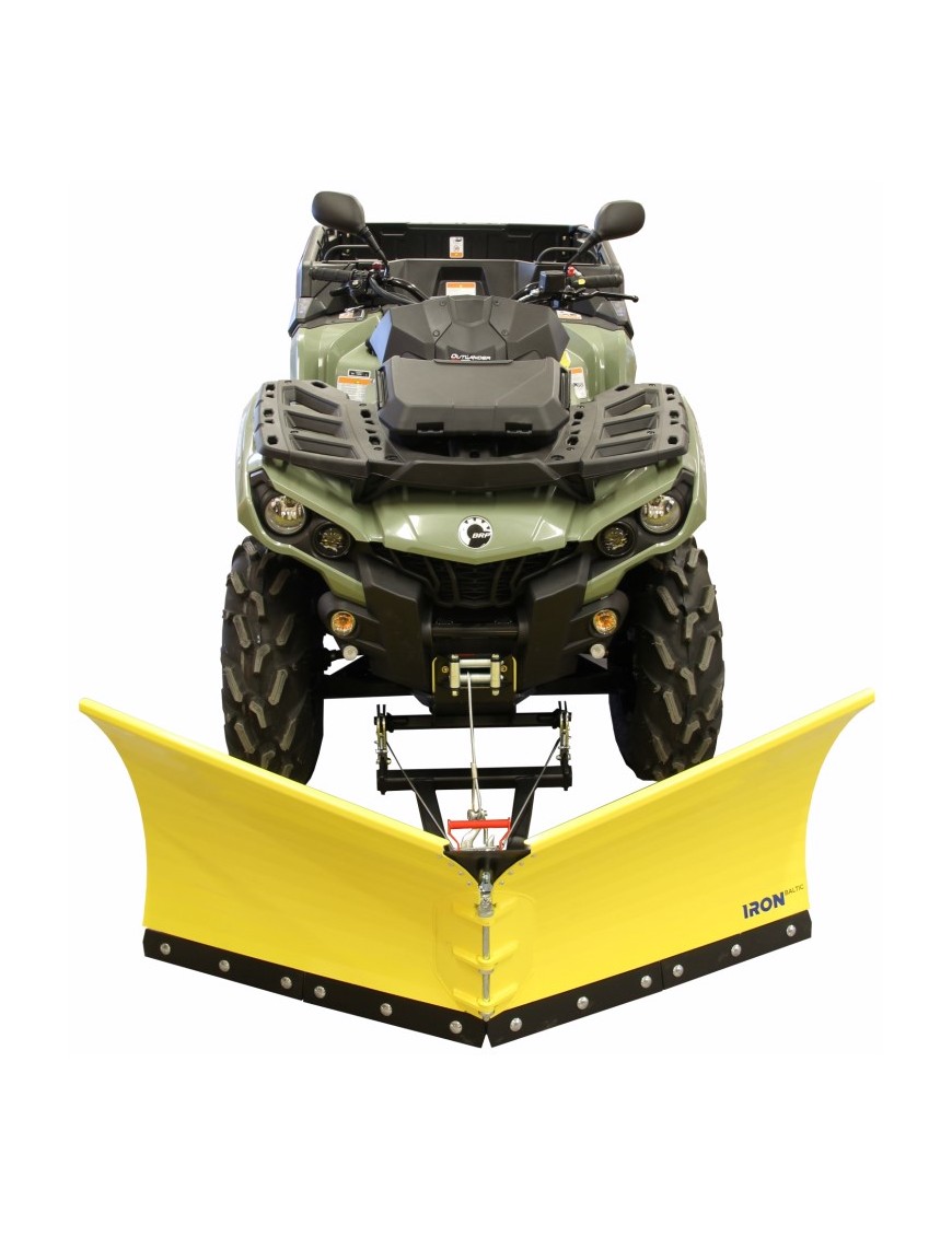 Pług V-Plow 1500 G2 Front-mount, zestaw 34.3400+34.3500 Iron Baltic