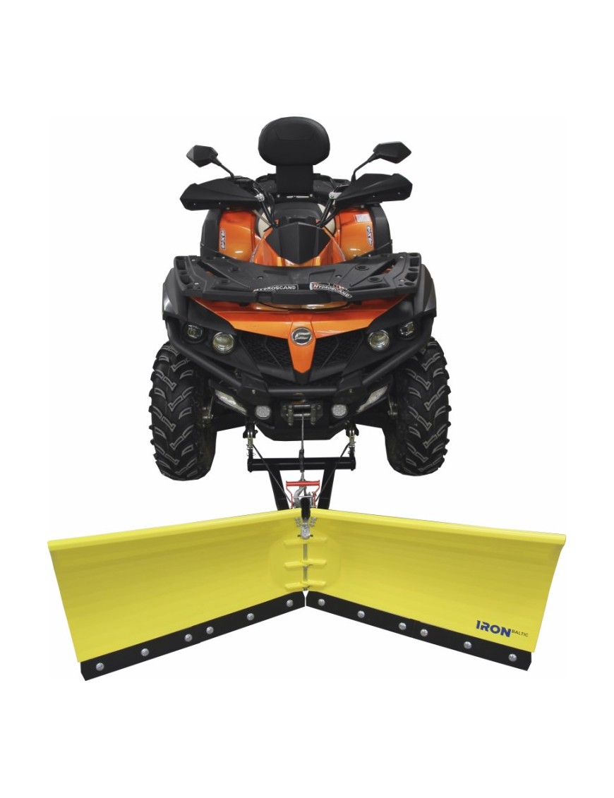 Pług V-Plow 1500 G2 Front-mount, zestaw 34.3400+34.3500 Iron Baltic