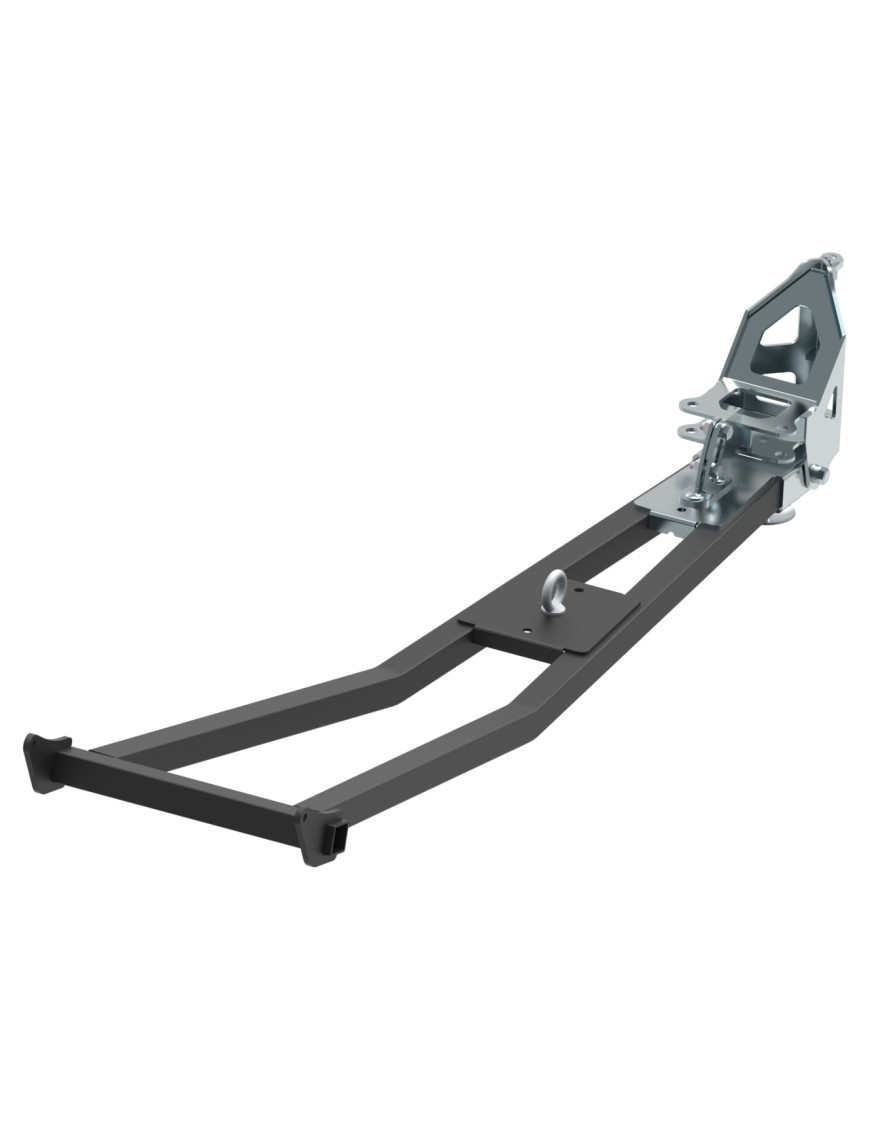Rama pchająca Mid-mount przedłużona do V-Plow G2 1500 / 1800 mm Iron Baltic