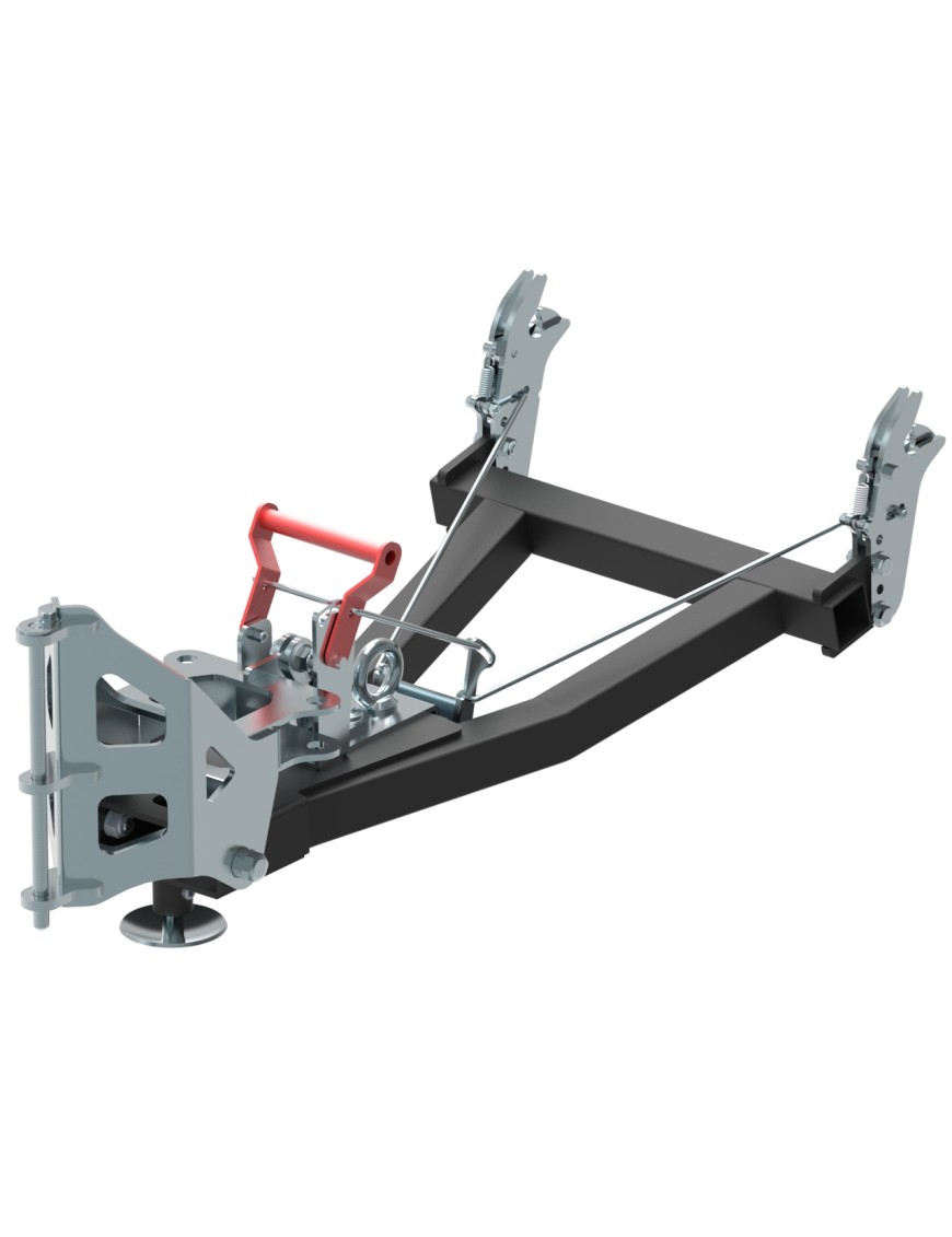 Rama pchająca Front-mount na szybkozłącze V-Plow G2 1500 Iron Baltic