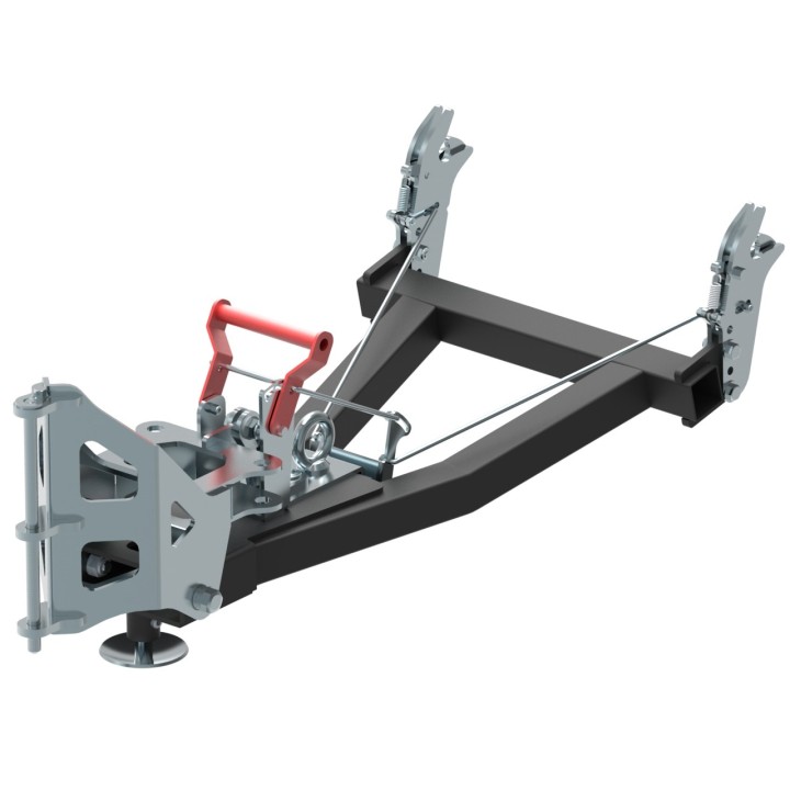 Rama pchająca Front-mount na szybkozłącze V-Plow G2 1500 Iron Baltic