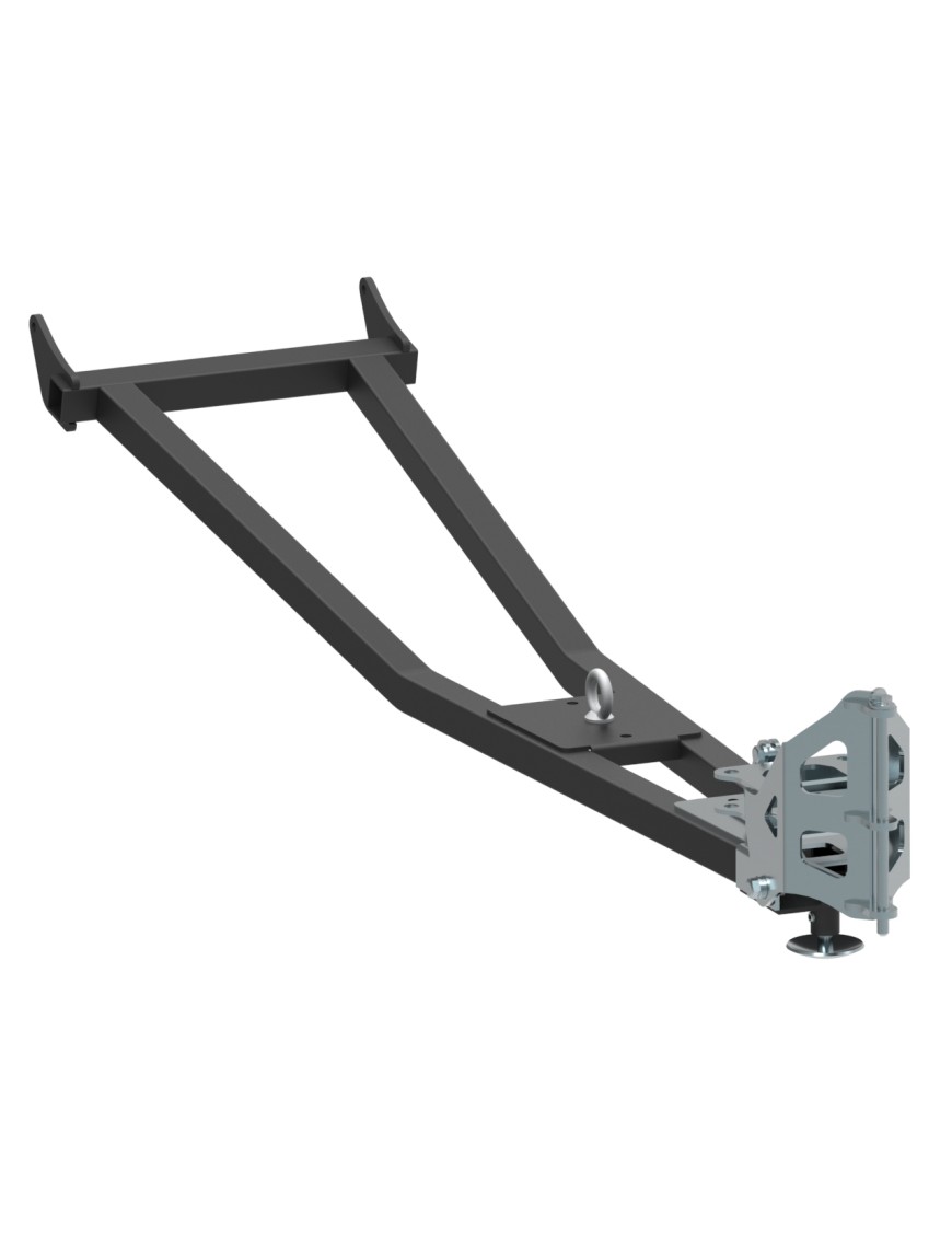 Rama pchająca Mid-mount przedłużona do V-Plow G2 1500 / 1800 mm Iron Baltic