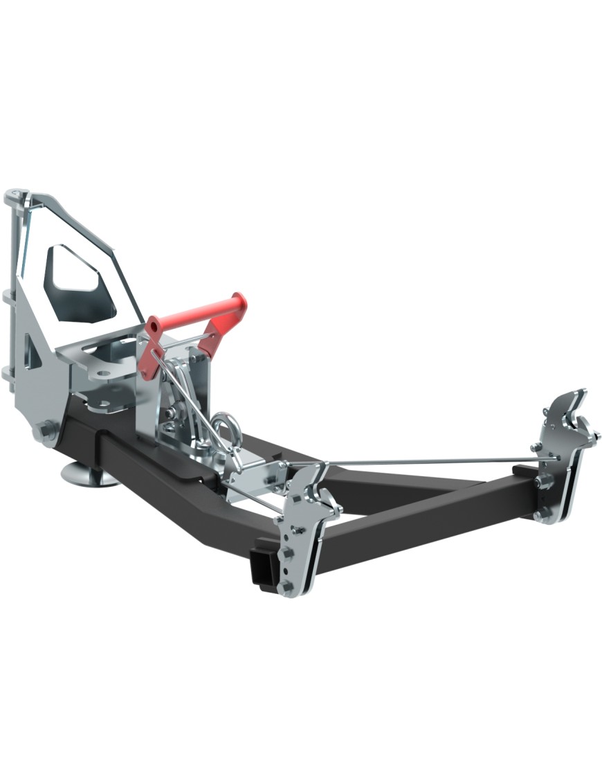 Rama pchająca Front-mount na szybkozłącze V-Plow G2 1500 Iron Baltic
