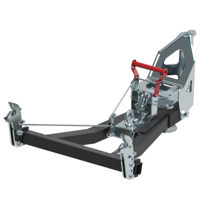 Rama pchająca Front-mount wąska na szybkozłącze V-Plow G2 1500 Iron Baltic - ujęcie 4