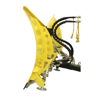 Pług V-Plow 1500 G2 Front-mount wąski, szybkozłącze, hydr. skręt Iron Baltic