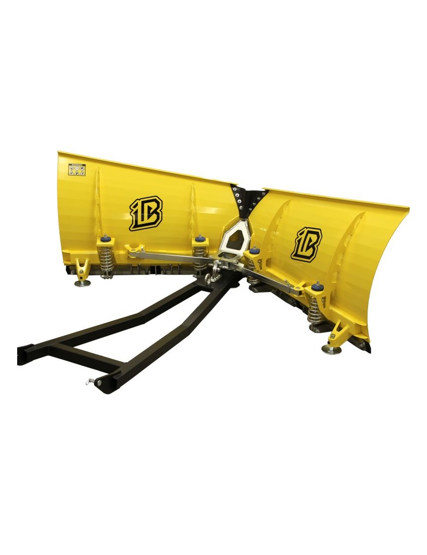 Pług V-Plow 1800 G2 Mid-mount, zestaw 34.2200+34.3800 Iron Baltic