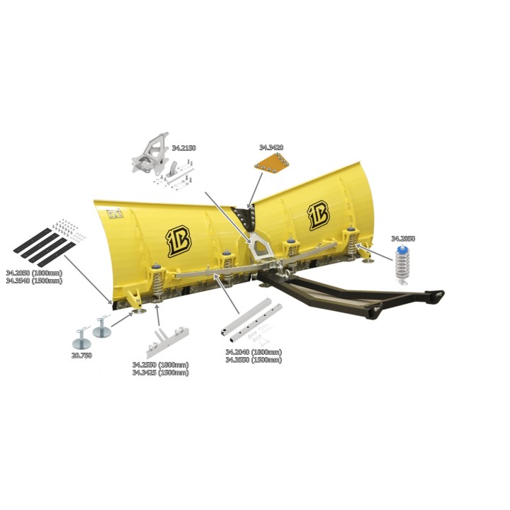 Lemiesze V-Plow G2 1800 Iron Baltic - ujęcie 4