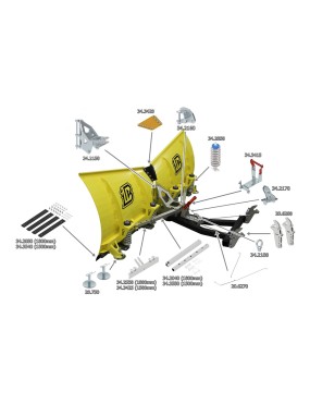 Łącznik boków V-Plow G2 1500/1800 Iron Baltic