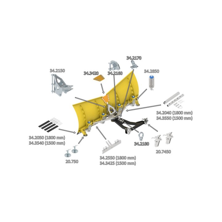 Łącznik boków V-Plow G2 1500/1800 Iron Baltic - ujęcie 4