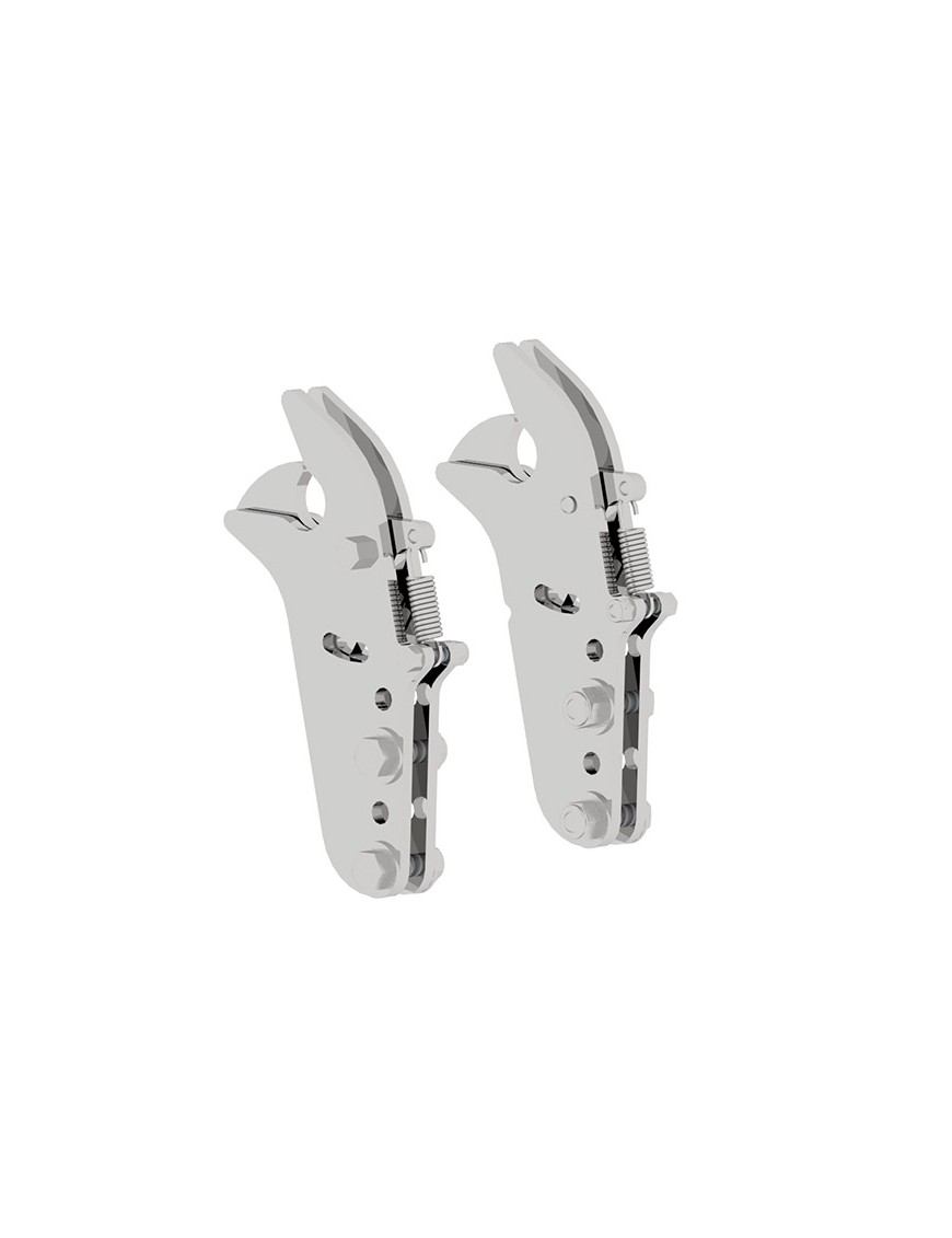 Zatrzaski systemu Front-mount, para Iron Baltic