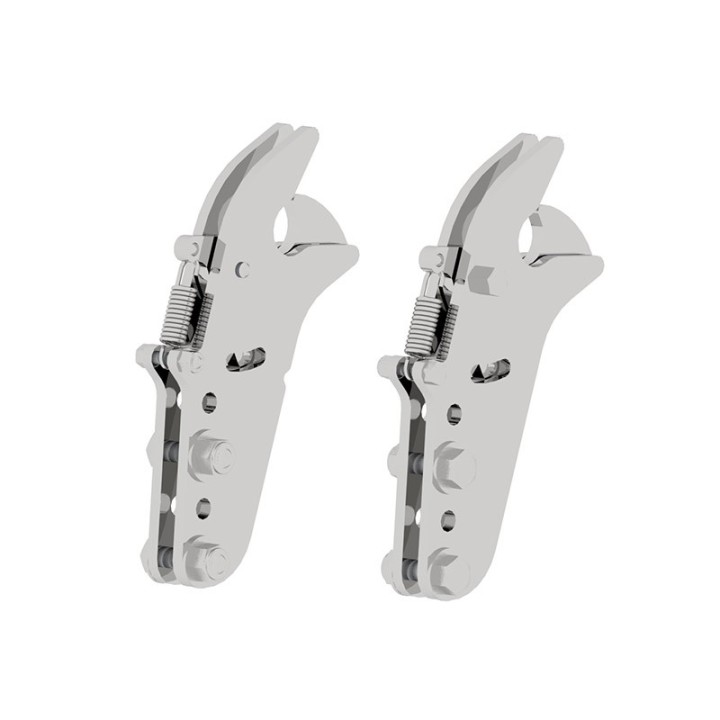 Zatrzaski systemu Front-mount, para Iron Baltic - ujęcie 2