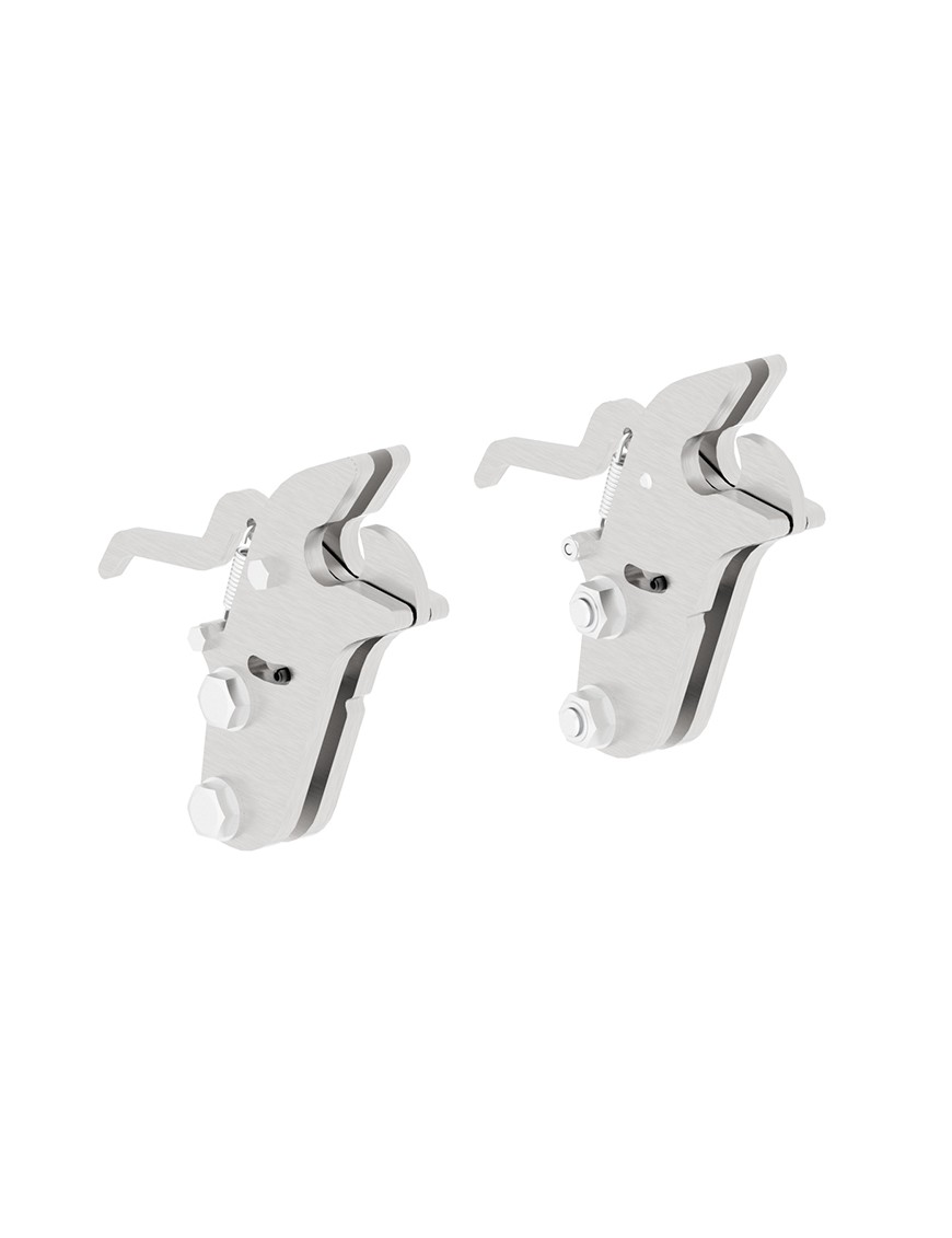 Zatrzaski systemu Front-mount do UTV, para Iron Baltic