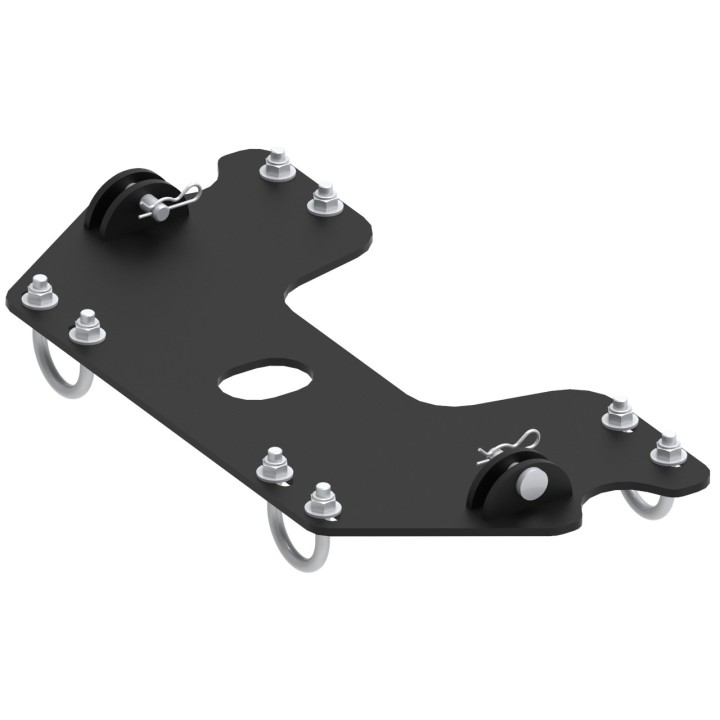Adapter pługa Mid-mount Iron Baltic Yamaha Grizzly 700 (2014-2015) - ujęcie 2